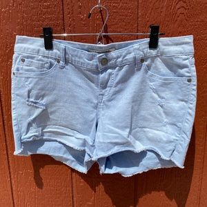 Baby blue Jean shorts size 14 from Torrid